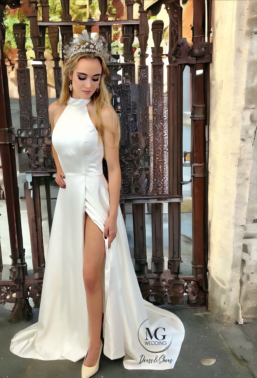 Hulter Szatén Menyasszonyi ruha - Image 2