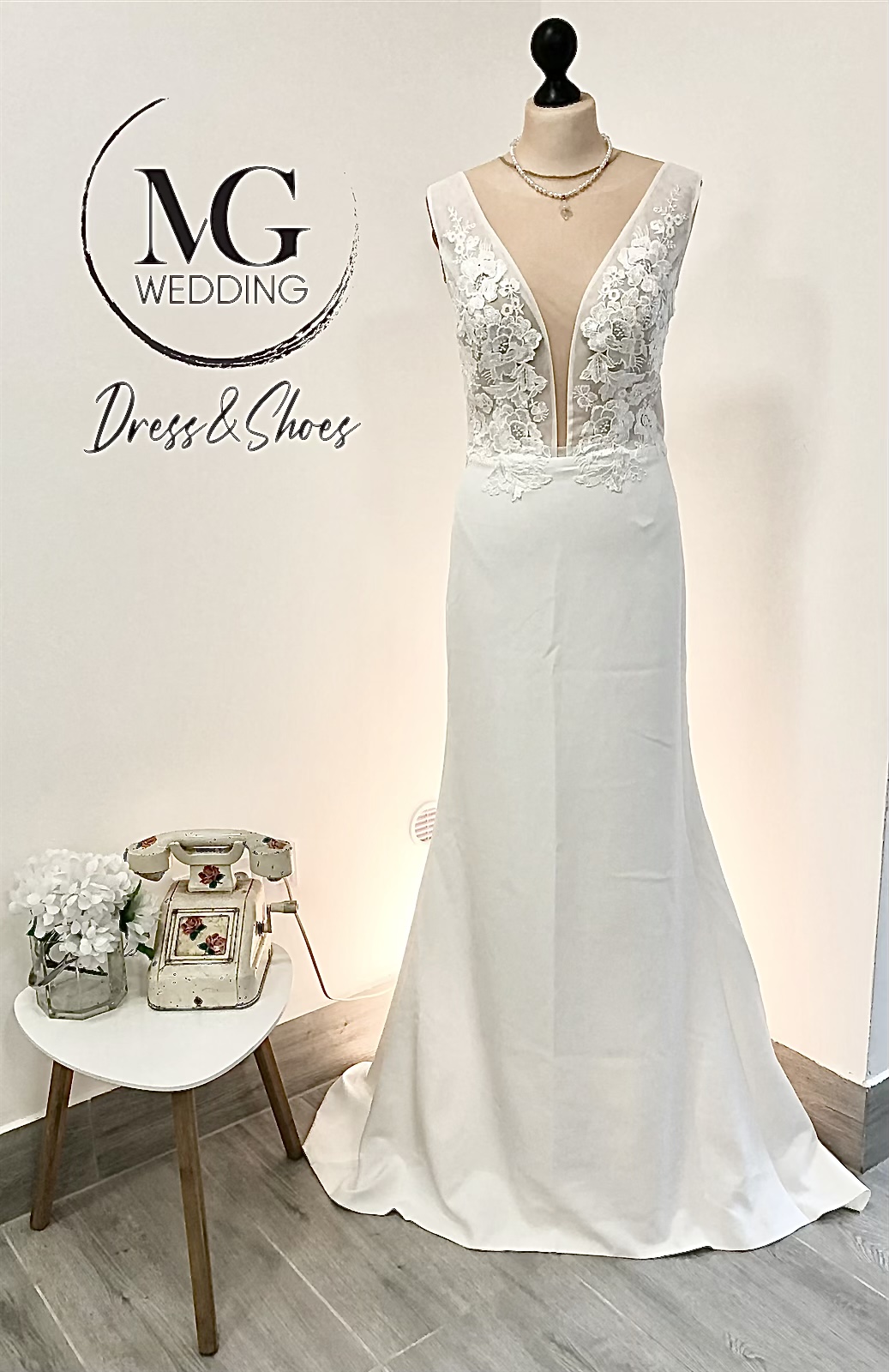 Léna Fél-Sellő Menyasszonyi Ruha - Image 2