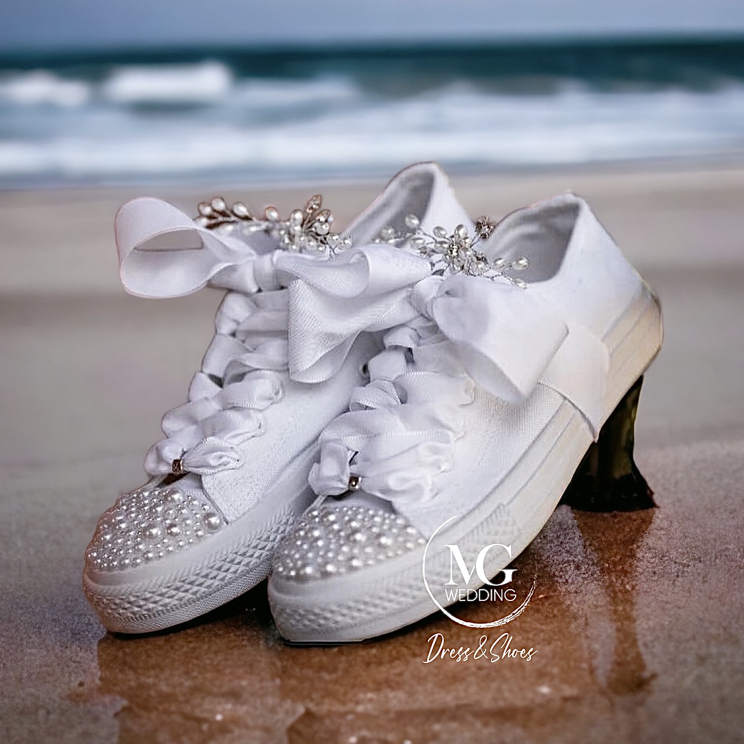 Gyöngyös Tornacipő - Az orrán és a sarkán díszítve