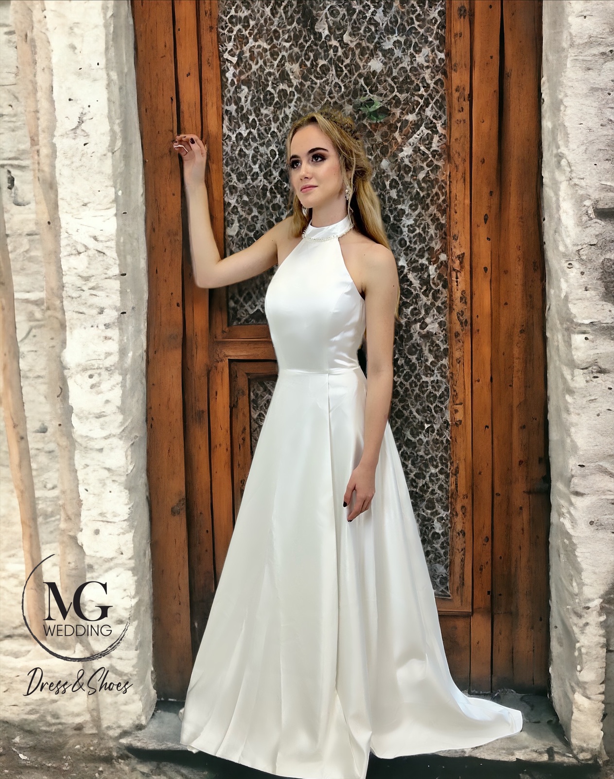 Hulter Szatén Menyasszonyi ruha - Image 3