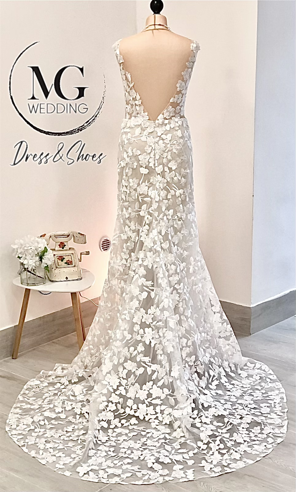 Torina Fél-sellő Menyasszonyi Ruha - Image 7