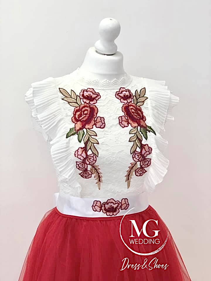 3 részes gépi hímzett - Emma Rose - Image 3