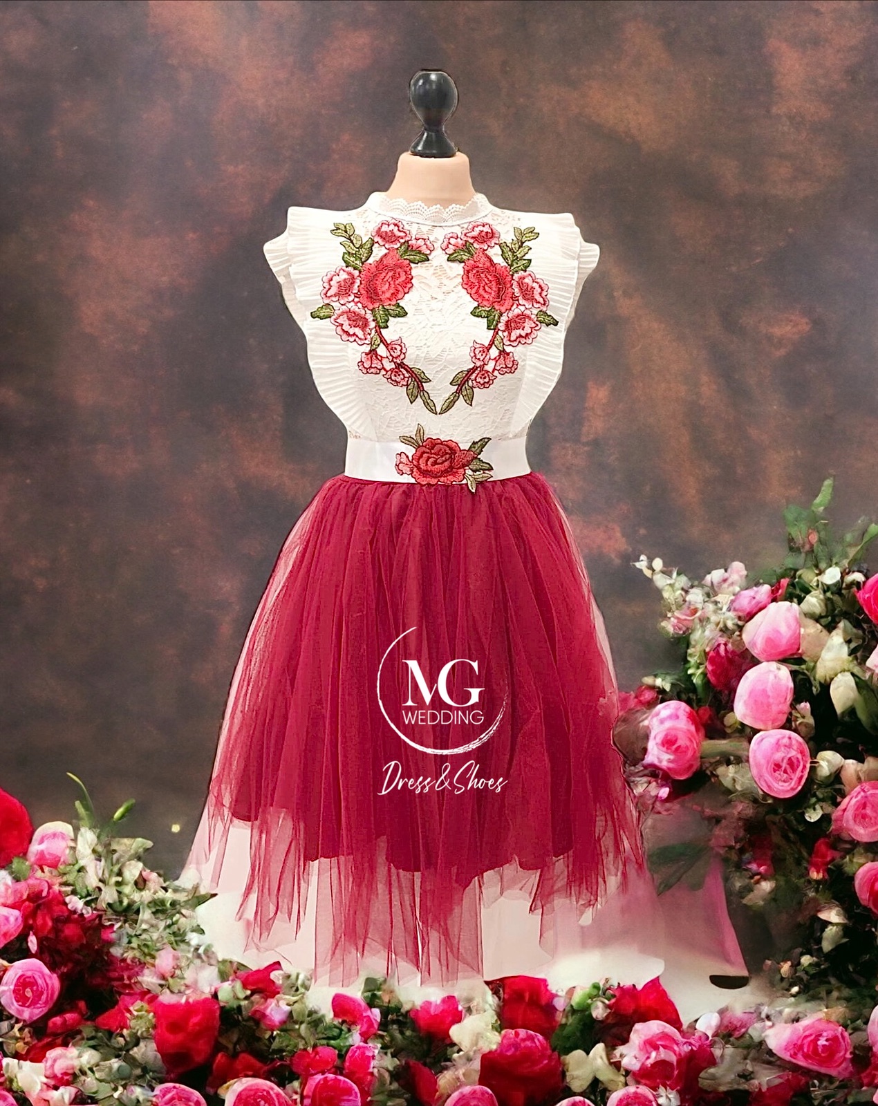 3 részes gépi hímzett - Emma Heart - Image 2