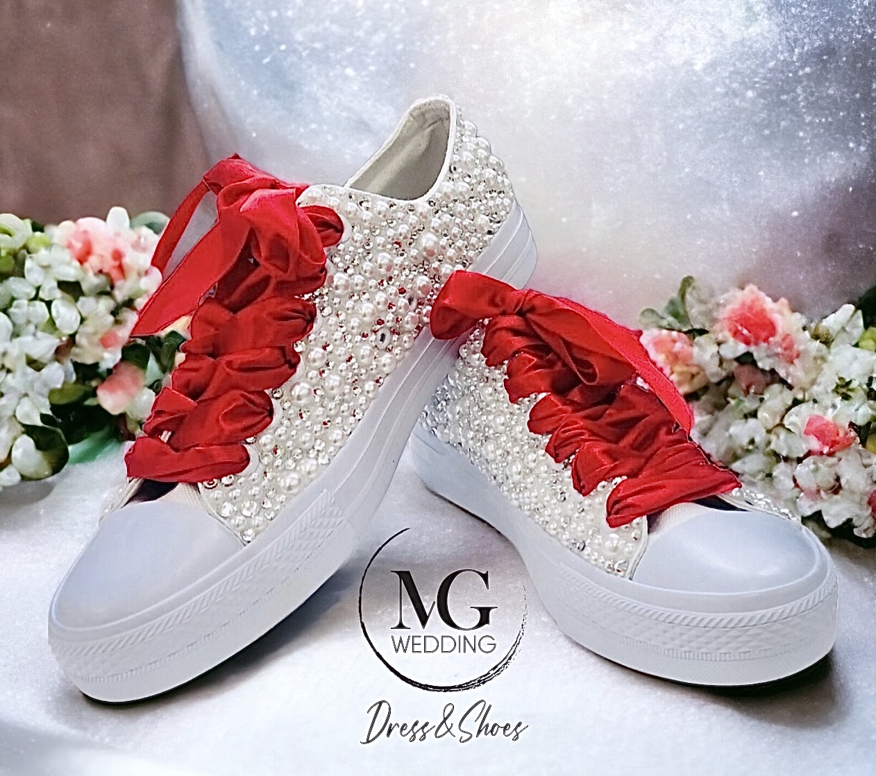 Full Gyöngyös-Strasszos Tornacipő