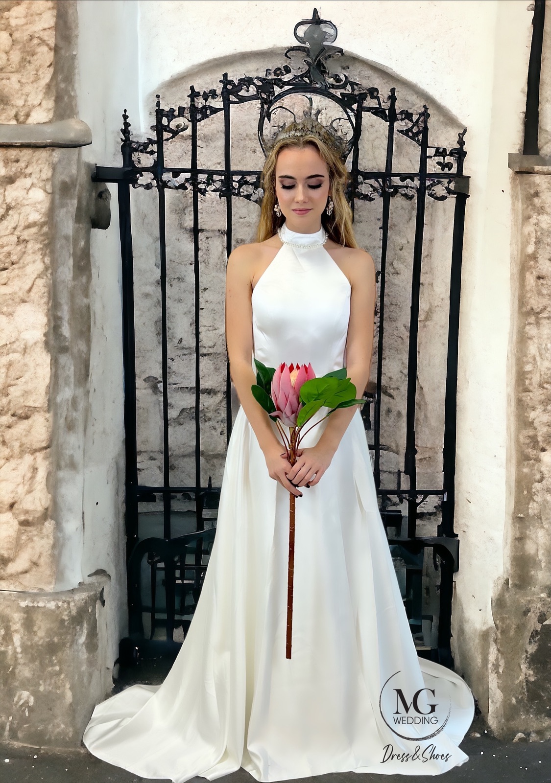 Hulter Szatén Menyasszonyi ruha - Image 4