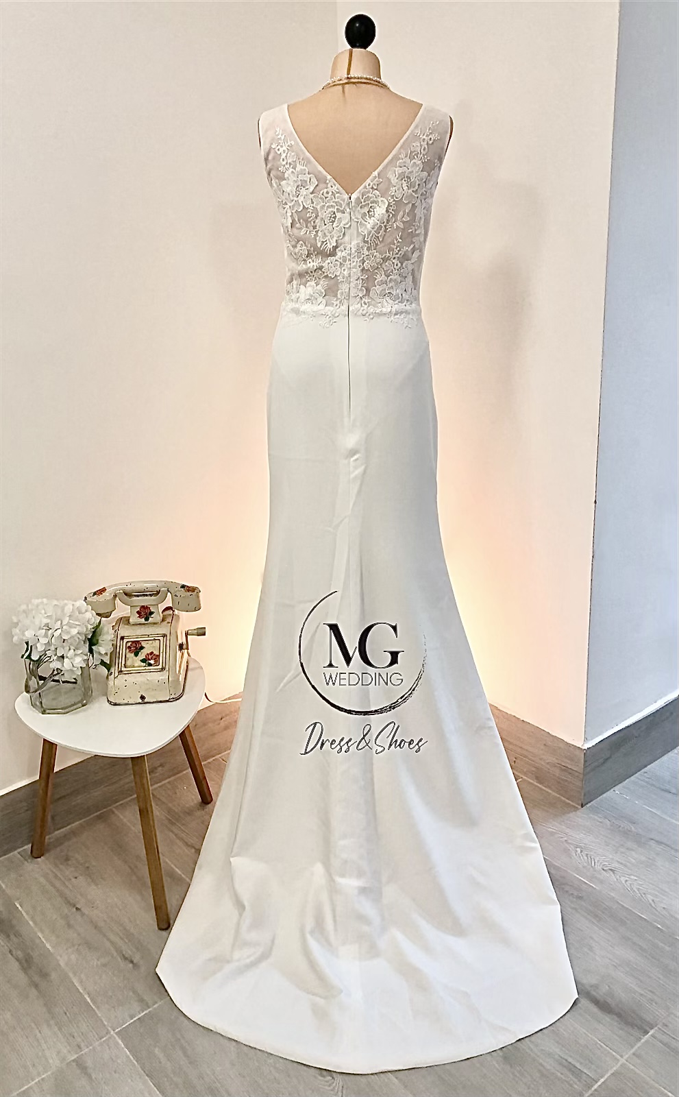 Léna Fél-Sellő Menyasszonyi Ruha - Image 3