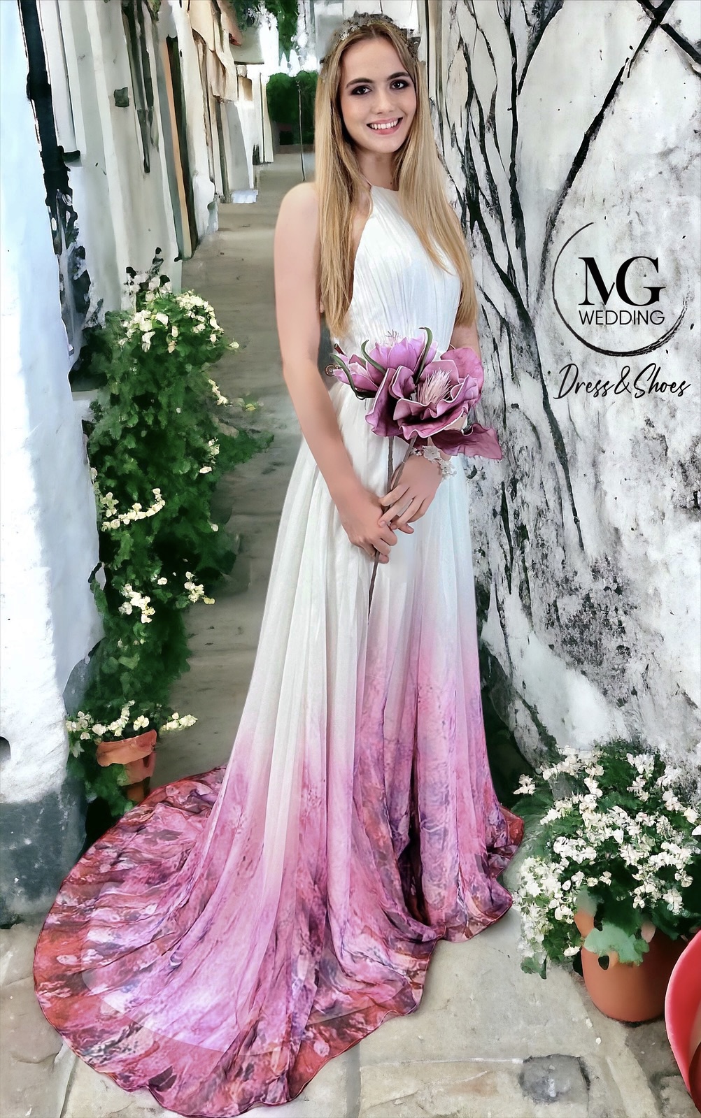 Orchidea Muszlin Menyasszonyi Ruha