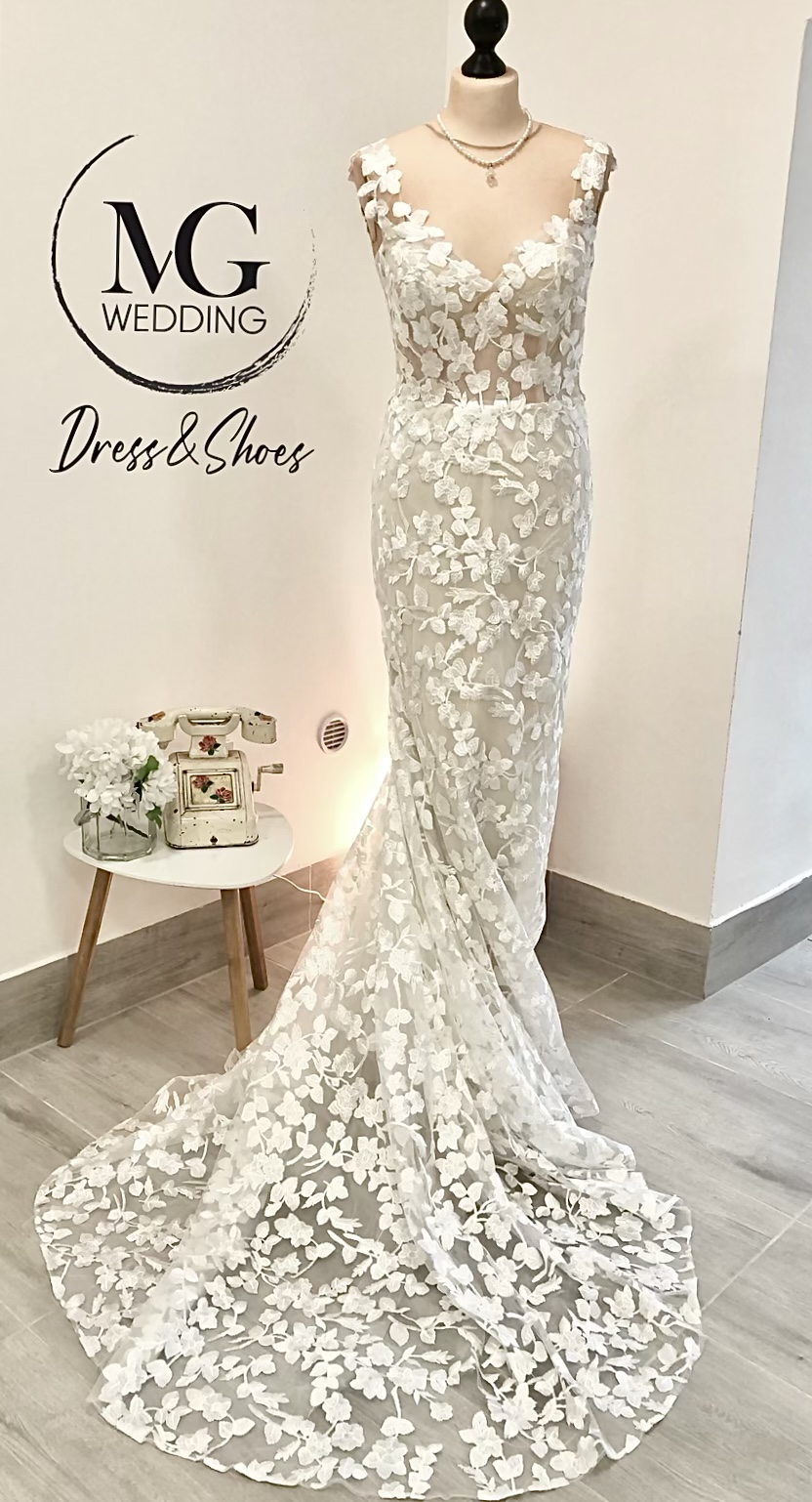 Torina Fél-sellő Menyasszonyi Ruha - Image 6