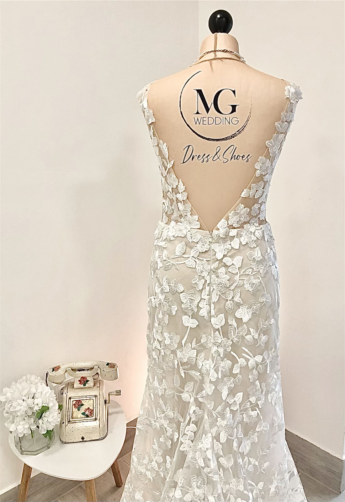 Torina Fél-sellő Menyasszonyi Ruha - Image 5