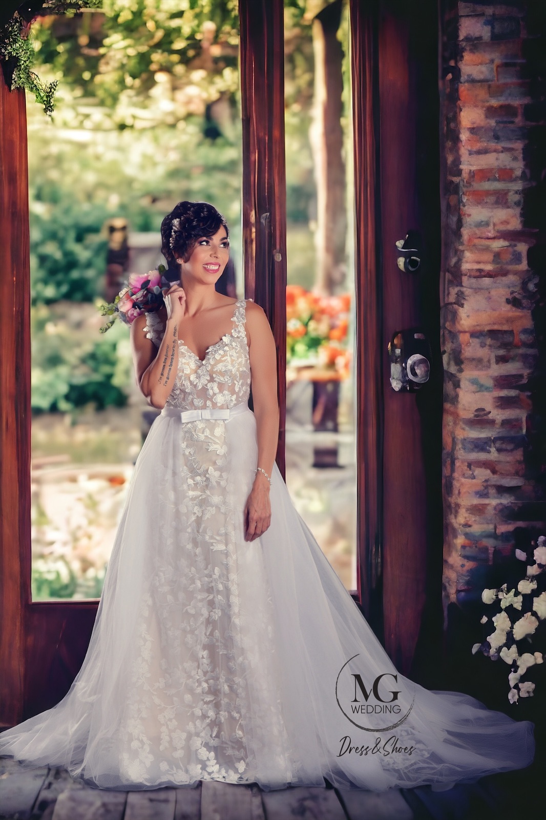 Torina Fél-sellő Menyasszonyi Ruha - Image 9