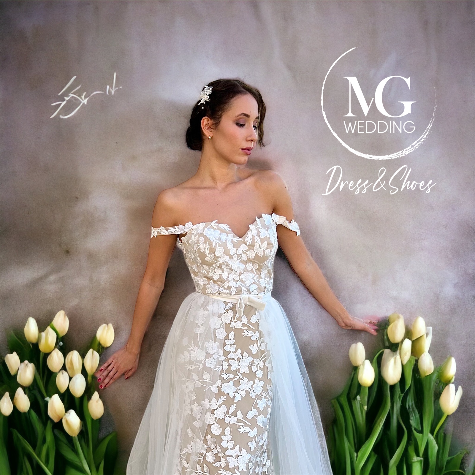 Torina Fél-sellő Menyasszonyi Ruha - Image 10