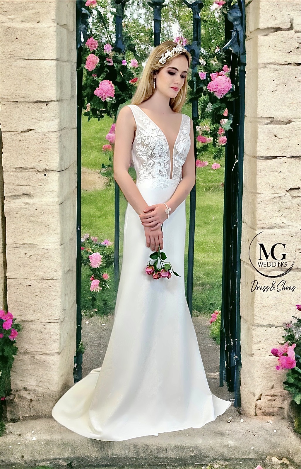 Léna Fél-Sellő Menyasszonyi Ruha